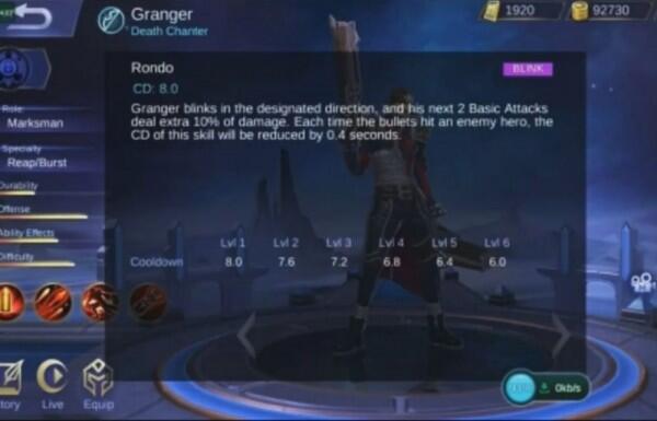 Kenalan Yuk Sama Granger, Hero Marksman Terbaru di Mobile Legends