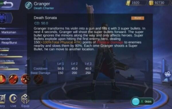 Kenalan Yuk Sama Granger, Hero Marksman Terbaru di Mobile Legends