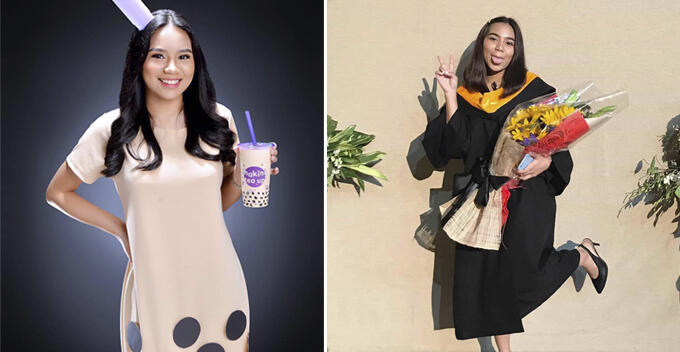 Kecanduan Bubble Tea Dari SMA, &quot;MAHASISWI CANTIK&quot; Ini Wisuda Pakai KOSTUM UNIK!