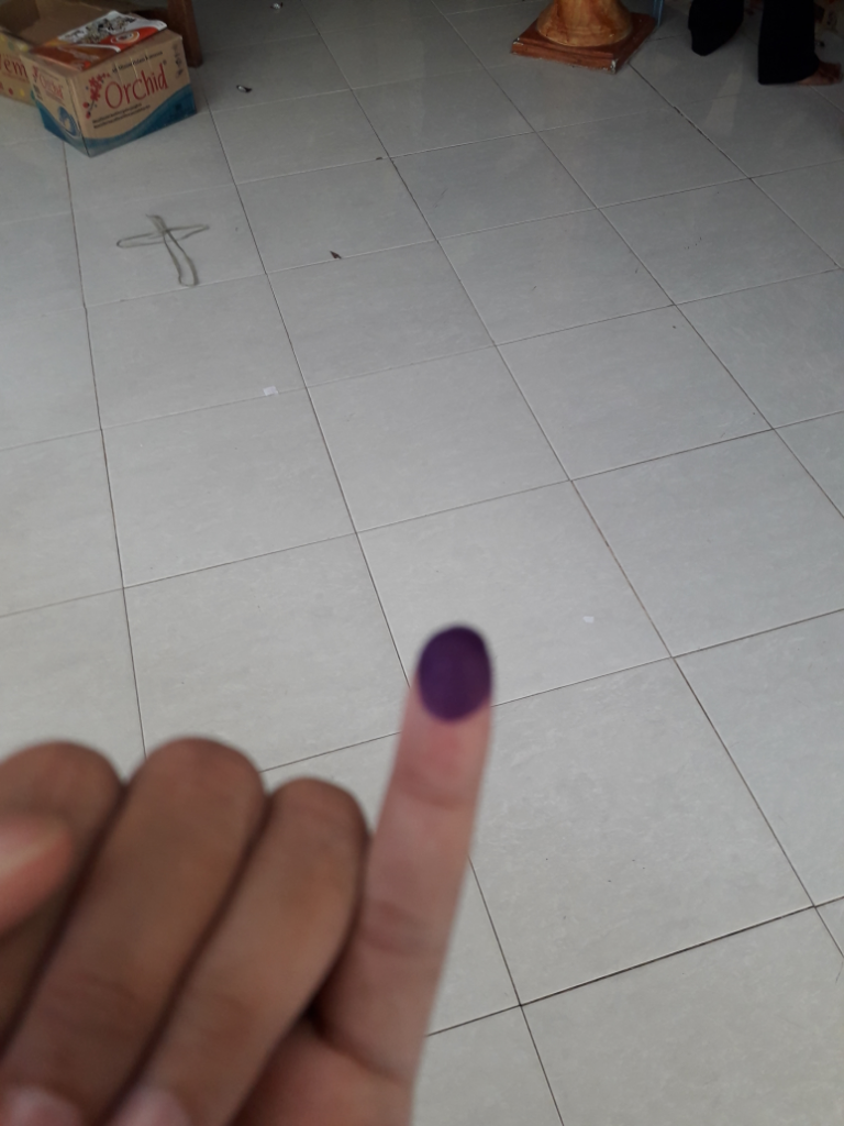 Coblos pilihanmu, celup jarimu, Semangatkan demokrasi dalam Pemilu!