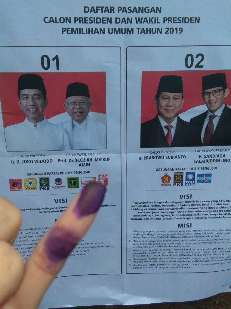 Euforia Usai Pesta Demokrasi Pemilu 2019