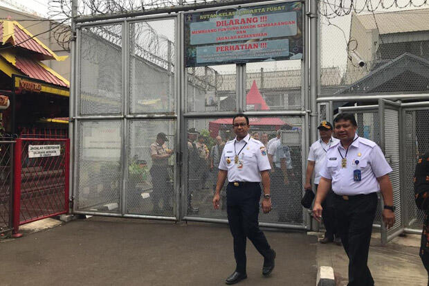 Sambangi Rutan Salemba, Anies Sebut Partisipasi Warga Binaan 100 Persen