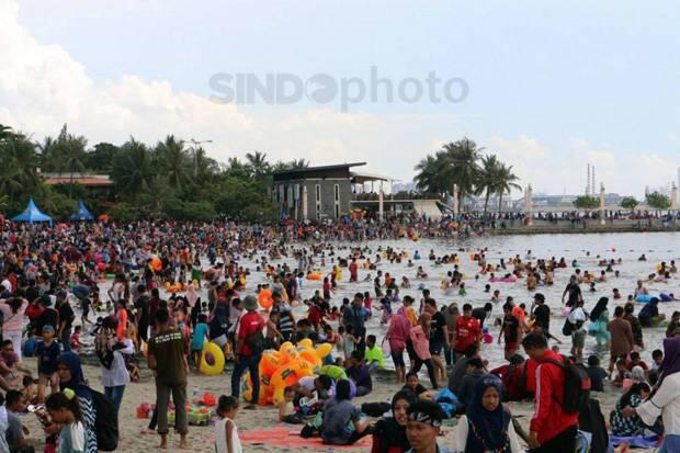 Usai Nyoblos, Belasan Ribu Masyarakat Padati Ancol