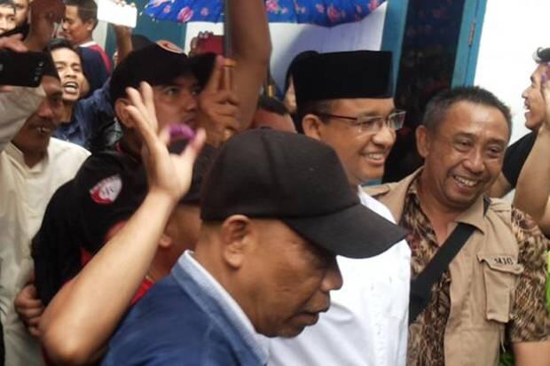 Pantau TPS, Anies Baswedan: Pemilu di Jakarta Berjalan Baik