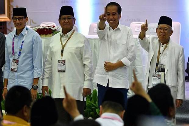 Dua Kubu Pasangan Capres dan Cawapres Sama-sama Yakin Menang