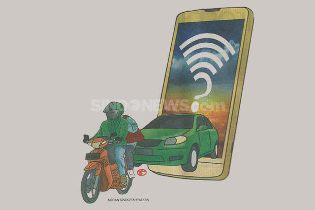 Ojek Online Jadi Transportasi Umum Masih Terus Dikaji