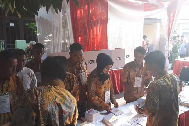 Sama seperti TPS Prabowo, TPS KH Ma'ruf Amin juga Bernuansa Merah Putih