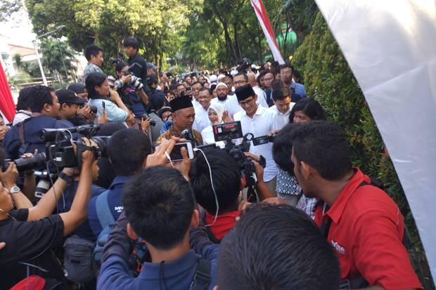 Cerita Sandiaga Uno Sebelum Masuk TPS