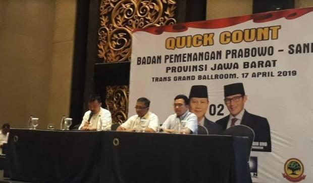 Optimistis Menang 60% di Jawa Barat, BPD Prabowo-Sandi Kawal Formulir C1