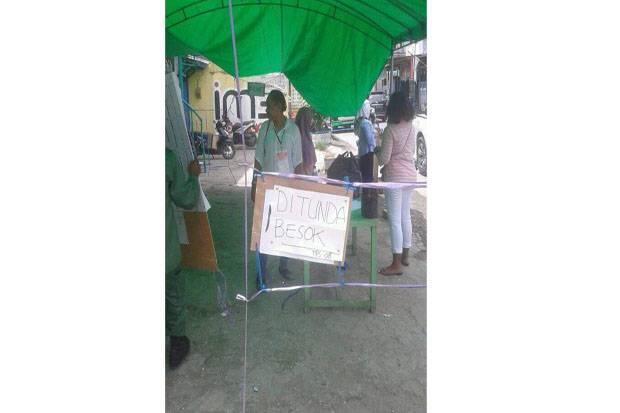Logistik Tak Lengkap, Pencoblosan di Jayapura Ditunda Besok