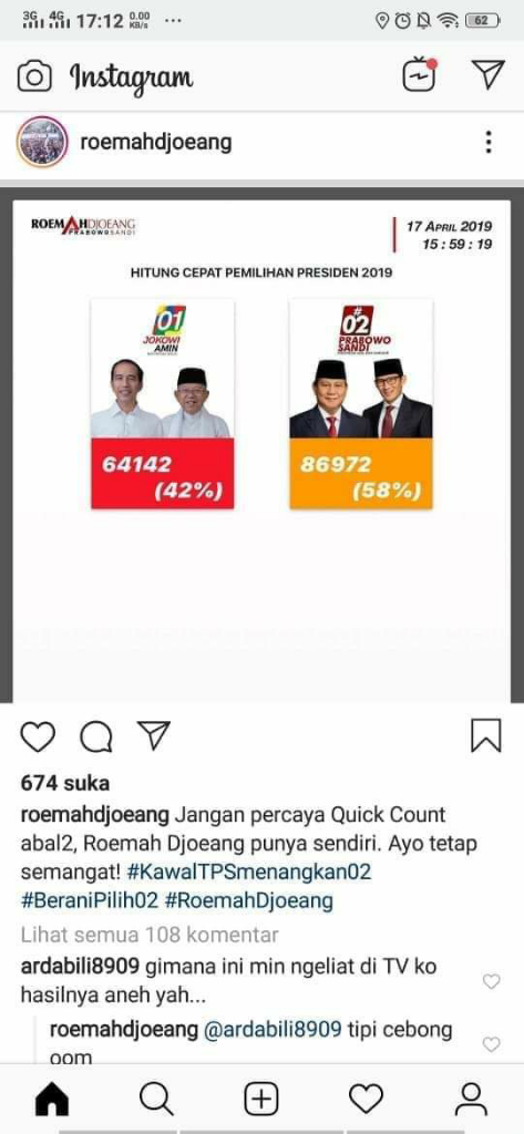 Jubir: Prabowo Minta Pendukung Tetap Tenang, Santai, Bila Perlu Menari