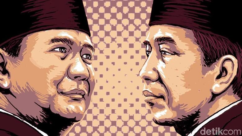 Exit Poll LSI Denny JA: Jokowi 56,4%-Prabowo 43,6%