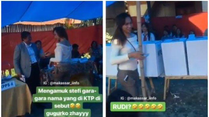 Waria Ngambek di TPS Gara-gara KPPS Panggil Nama Aslinya: Rudi Wahyu