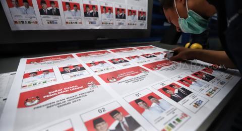Perolehan Suara Pilpres 2019 Terkini: Jokowi Unggul Versi 6 Lembaga Survei