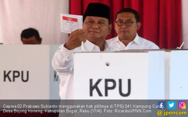 Prabowo: Sejak Malam Terjadi Kejadian yang Merugikan Kami