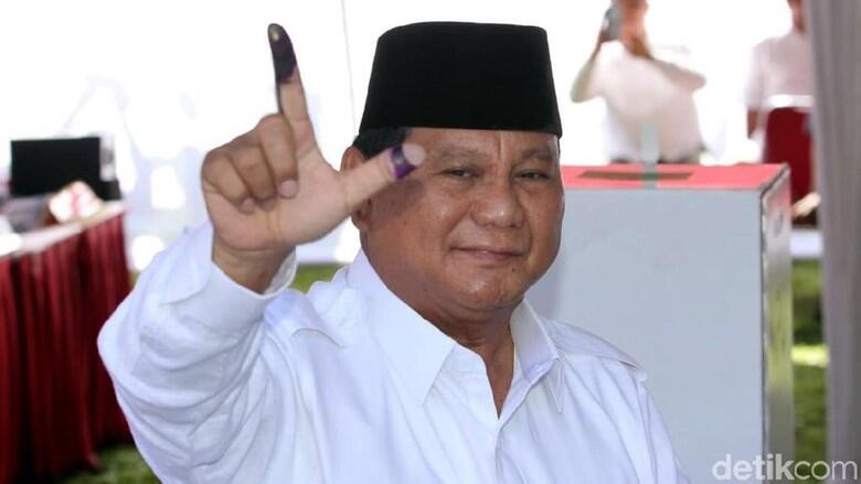 Usai Nyoblos, Prabowo Yakin Menang di Seluruh Indonesia