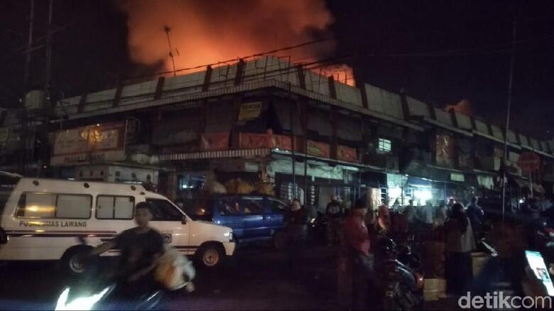Pasar Lawang Malang Terbakar, Total Kerugian Ditaksir Rp 3,5 M