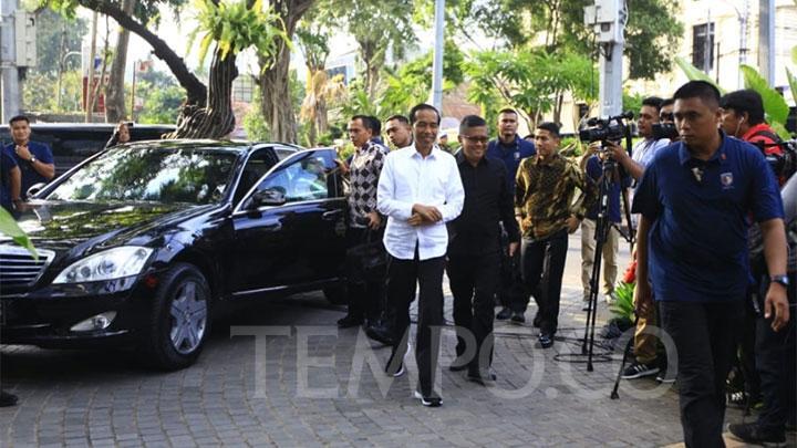 Jokowi Deklarasikan Kemenangan dengan Suara 54,5 Persen
