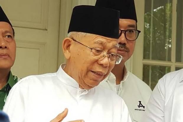 Upayakan Rekonsiliasi, Ma'ruf Akan Kubur Cebong dan Kampret