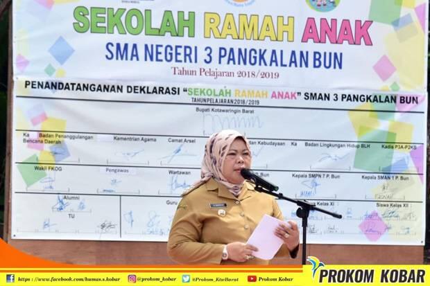 SMA 3 Pangkalan Bun Ditetapkan Menjadi Sekolah Ramah Anak