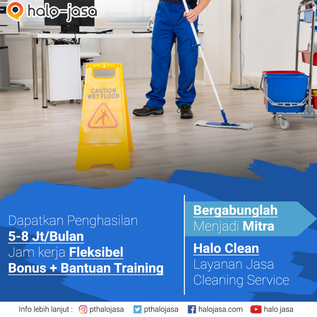 Lowongan Mitra halojasa.com, penghasilan tambahan Parttime/Fulltime.