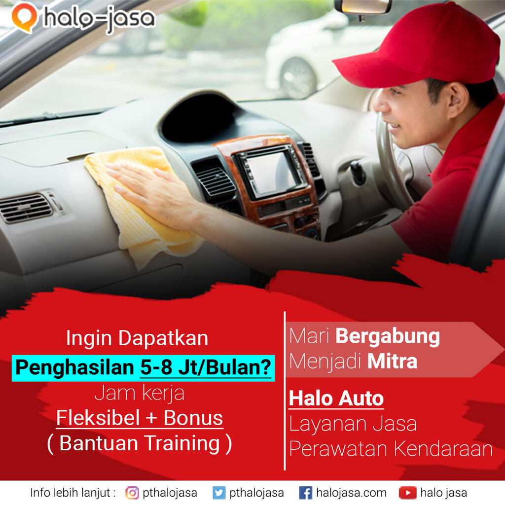 Lowongan Mitra halojasa.com, penghasilan tambahan Parttime/Fulltime.