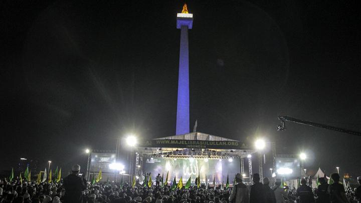 Acara Alumni 212 untuk Prabowo di Monas Belum Berizin