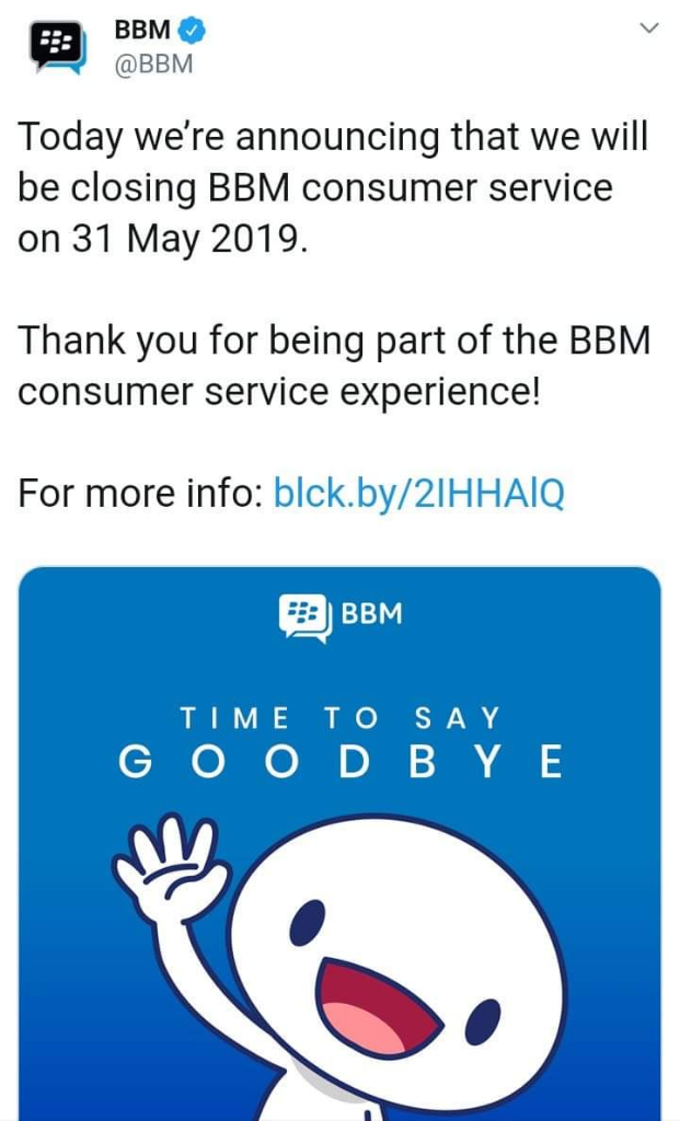 Pernah Pakai Aplikasi BBM? Ucapkan Selamat Tinggal Pada BBM