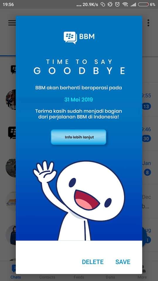 Pernah Pakai Aplikasi BBM? Ucapkan Selamat Tinggal Pada BBM