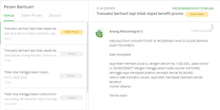 Ada apa dengan Tokopedia ?