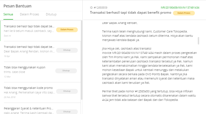 Ada apa dengan Tokopedia ?