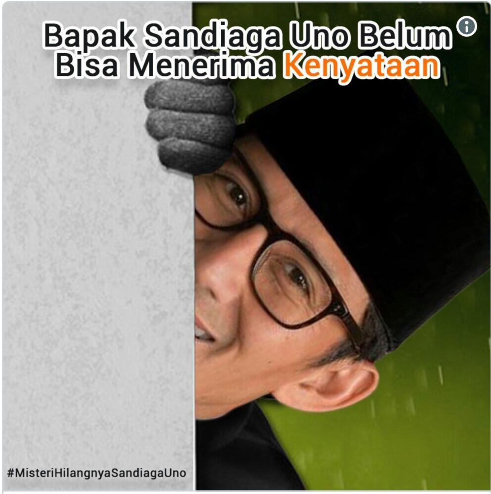 Netizen Ramai Bahas #MisteriHilangnyaSandiagaUno di Twitter