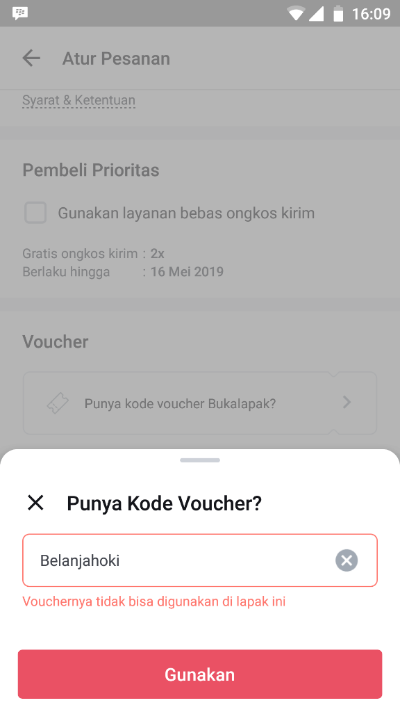 SISTEM BUKALAPAK YANG MENGECEWAKAN (Cashback Digagalkan Sepihak)