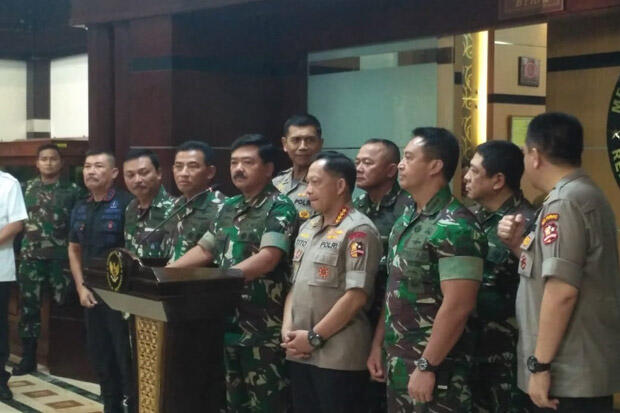 TNI-Polri Siap Kawal Hasil Pemilu, Panglima: Tidak Ada Ampun bagi Perusak Demokrasi