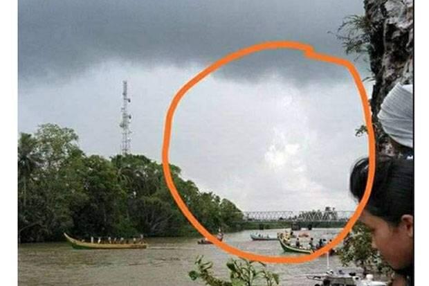 Heboh Awan Berbentuk Wajah Menangis saat Pencarian Korban Tenggelam