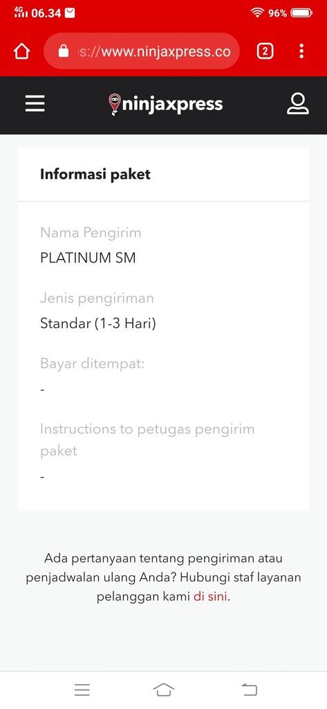 Kurir ninja xpress sangat mengecewakan