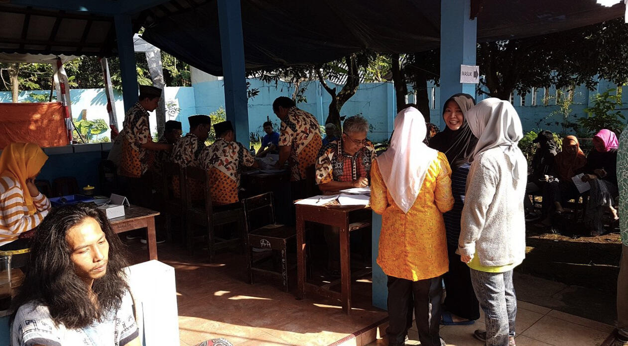 Kemeriahan Pesta Demokrasi 2019 di Bojong Gede, Bogor