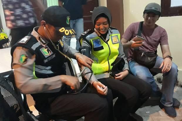 Personel Pengamanan PPK Polres Salatiga Diberi Multivitamin