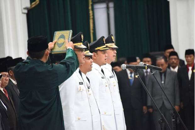 Herdiat Sunarya-Yana D Putra Resmi Pimpin Kabupaten Ciamis