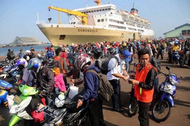 Pendaftar Mudik Gratis Sepeda Motor Menggunakan Kapal Laut Capai 59%