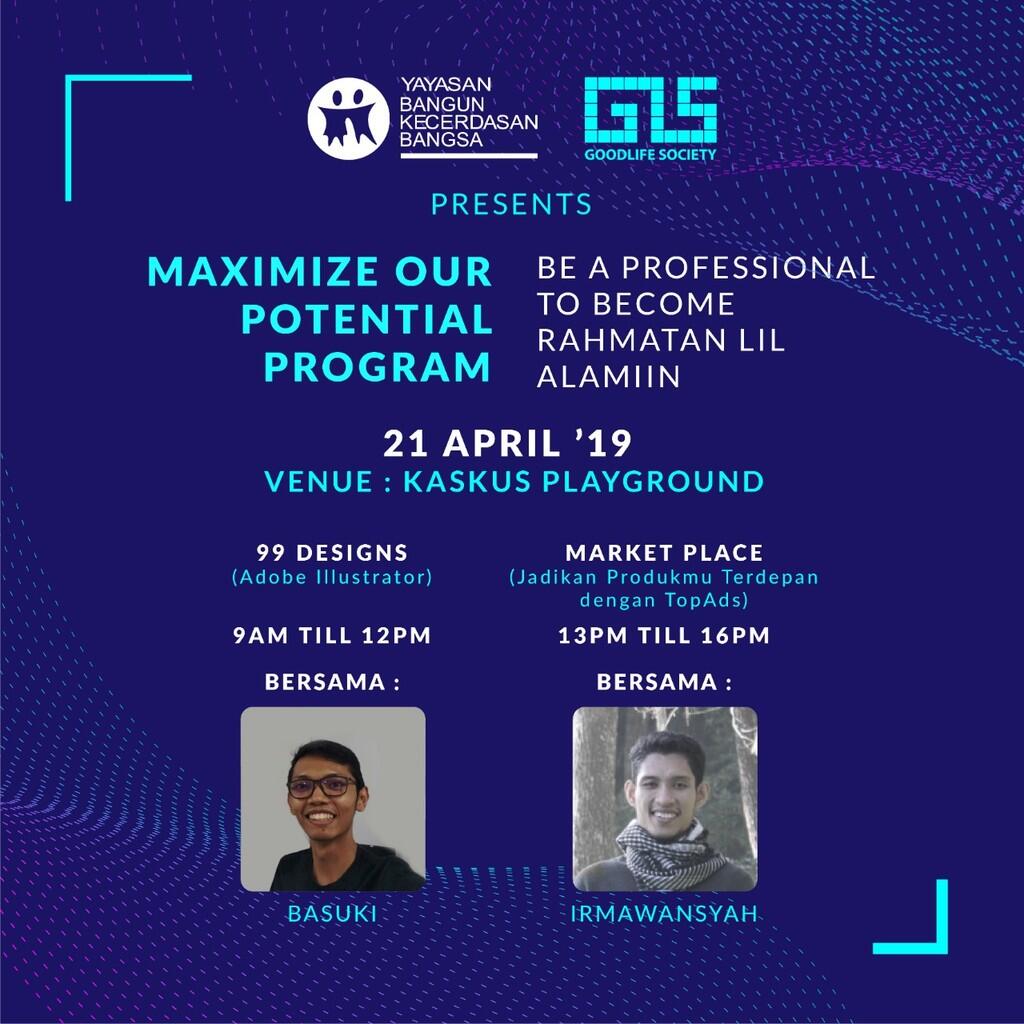 Maximize Our Potential Program dari Goodlife Society untuk Para Relawan