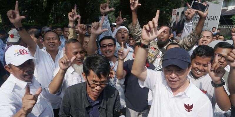 Kala Prabowo Deklarasikan Kemenangan 4 Kali