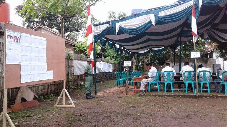 Suasana Pemilu Di Kampungku, Bangkalan.