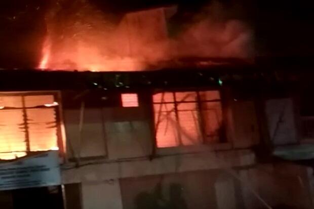 Tujuh Ruko di Kota Sorong Hangus Dilalap si Jago Merah