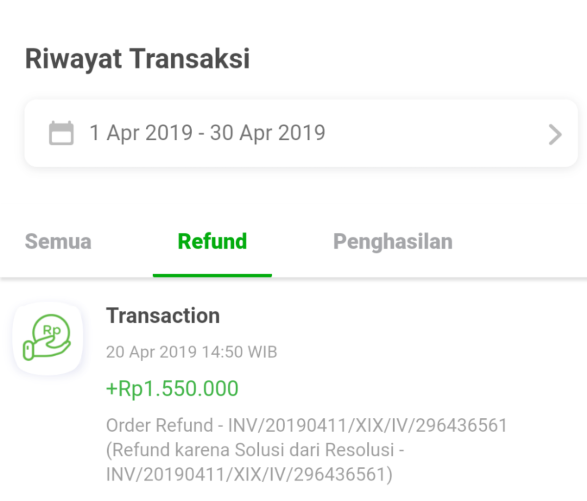 Admin Tokopedia Salah mengembalikan uang dan uang sudah di tangan penjual