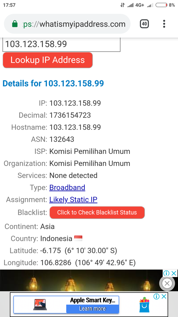 BREAKING NEWS Web Real Count KPU Down