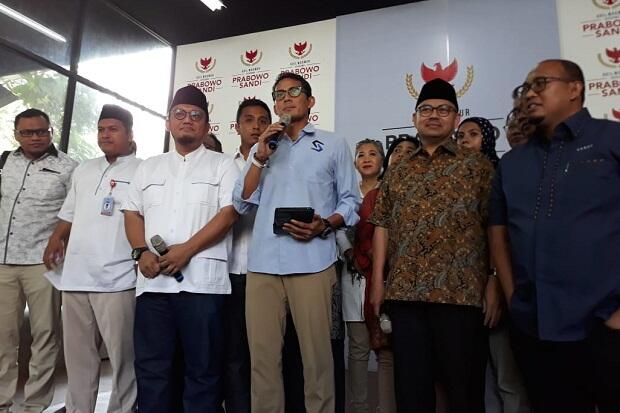 Pendukung Prabowo-Sandi Diajak Terus Kawal Rekapitulasi Suara