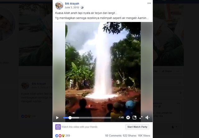 Tertipu Air Terjun dari Langit