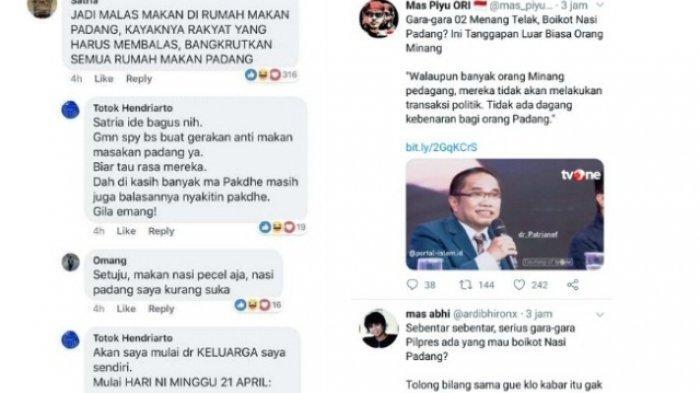 Lucu, Boikot Nasi Padang, Dapat Lengkuas Dikira Rendang Aja Girang