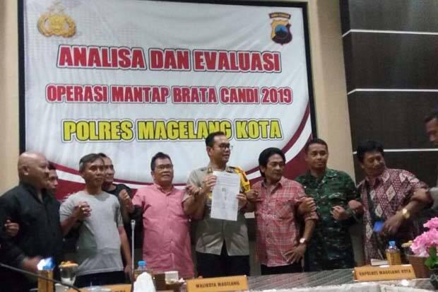 Sempat Bertikai, Dua Ormas di Magelang Sepakat Damai